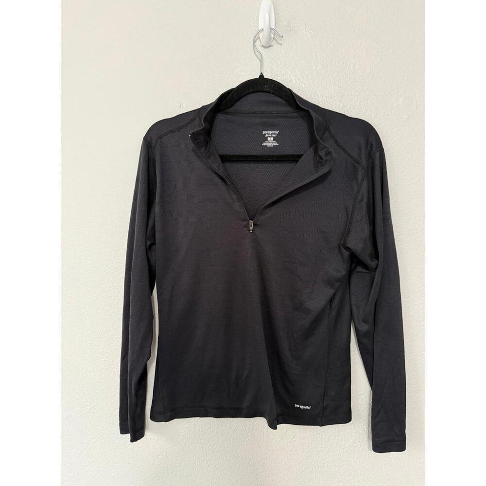 Patagonia women’s capailene 1/4 zip long sleeve size large